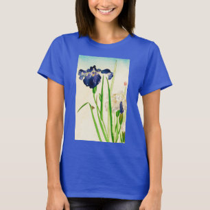 Blue Iris - Japanischer Aquarelldruck T-Shirt