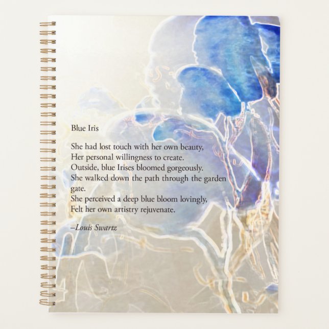 Blue Iris Planner Planer (Vorderseite)