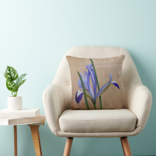 Blue Iris Reticulata Cushion Kissen