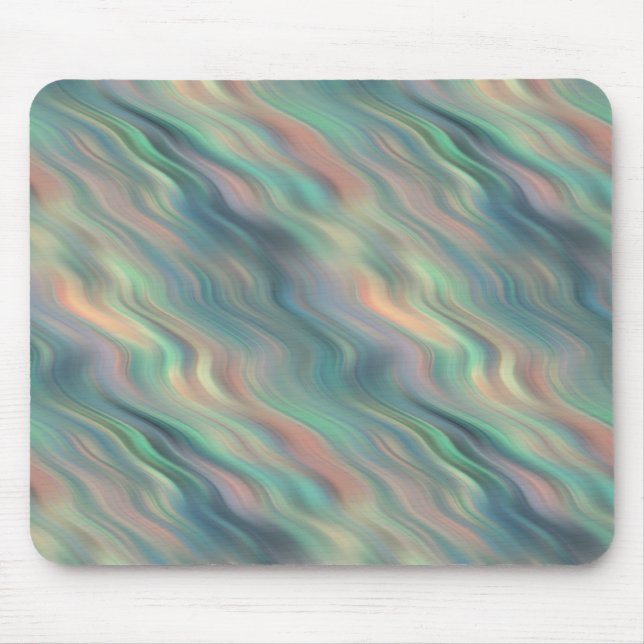 Blue Iris Wavy Texture Mousepad (Vorne)