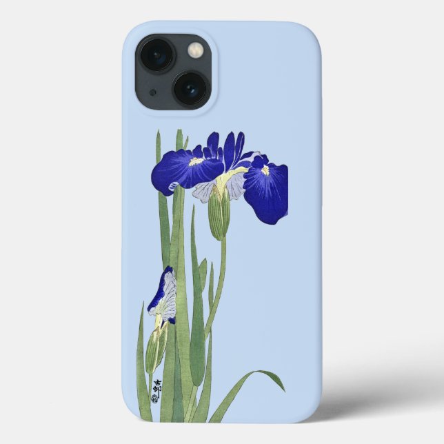 Blue Irises von Ohara Koson Case-Mate iPhone Hülle (Rückseite)