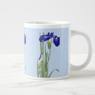Blue Irises von Ohara Koson Jumbo-Tasse