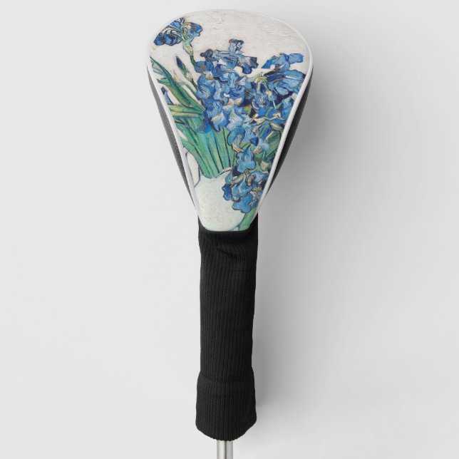 Blue Irises von Vincent Van Gogh Fine Art Golf Headcover (Vorderseite)