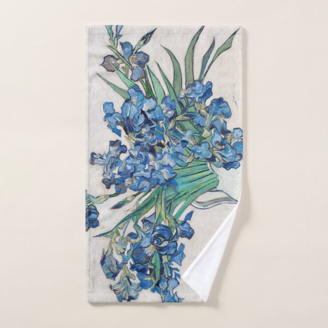 Blue Irises von Vincent Van Gogh Fine Art Handtuch (Handtuch)