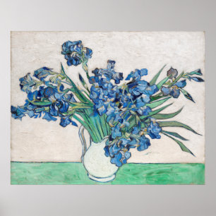 Blue Irises von Vincent Van Gogh Fine Art Poster