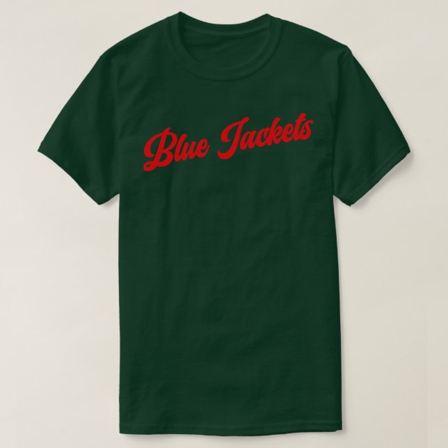 Blue Jackets Retro Columbus Blue Jackets T-Shirt (Design vorne)