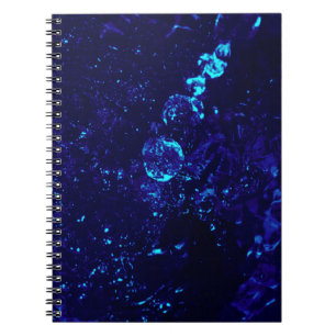 Blue Jacuzzi Bubbles SpiralNotebook Notizblock