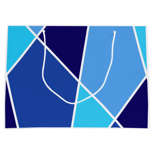 Blue JanaiCreates Color Collection Gift Bag Große Geschenktüte (Vorderseite)