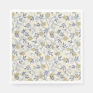 Blue Jasmine Paper Napkins Serviette