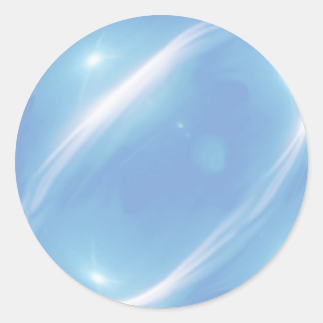 Blue-Jaw-Breaker-Party-Sticker Runder Aufkleber (Vorderseite)