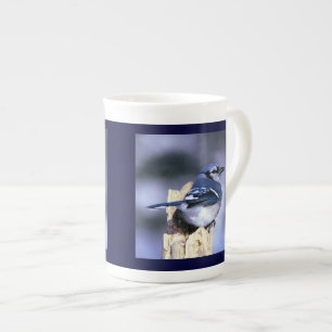 Blue Jay Bird Liebhaber Prozellantasse