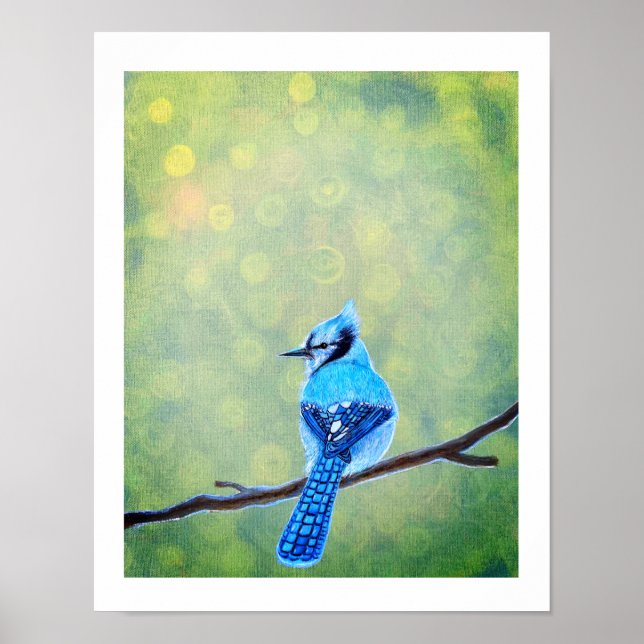 Blue Jay Bird Poster (Vorne)