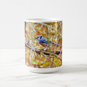 Blue Jay Bird Tree Nature Art Tasse Cup