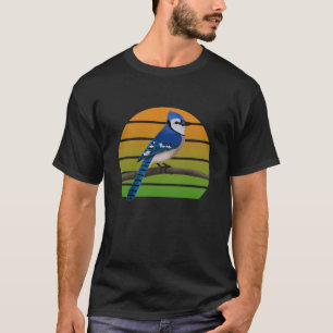 Blue Jay Bird Vogelbeobachter Bird Birdwatcher Ani T-Shirt