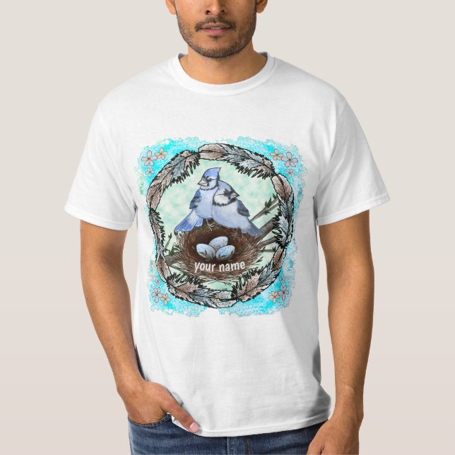Blue Jay Nest T-Shirt (Vorderseite)
