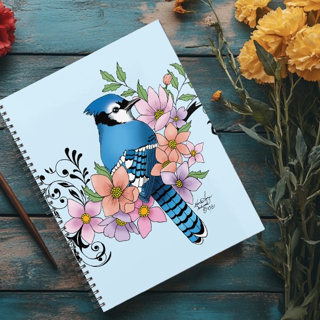 Blue Jay Spring Blumen Planer (Von Creator hochgeladen)