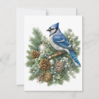Blue Jay Winter Songbirds Kollektion