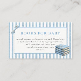 Blue Jean Baby Baby Shower Denim Books for Baby Begleitkarte