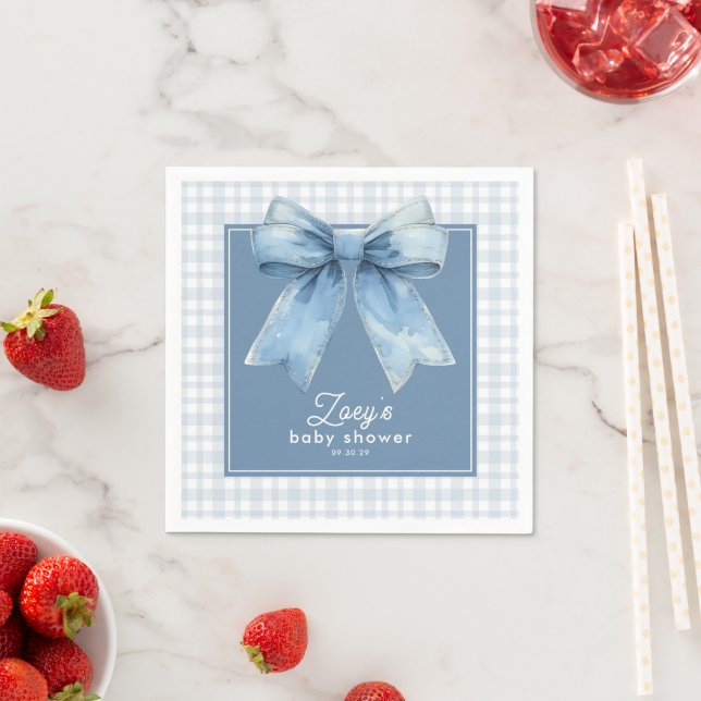 Blue Jean Baby Baby Shower Paper Napkin Serviette (Beispiel)