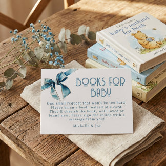 Blue Jean Baby Books For Baby Enclosure Card Begleitkarte