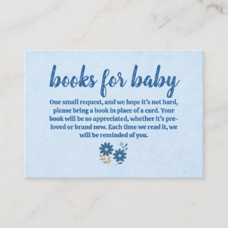 Blue Jean Baby Books for Baby Visitenkarte