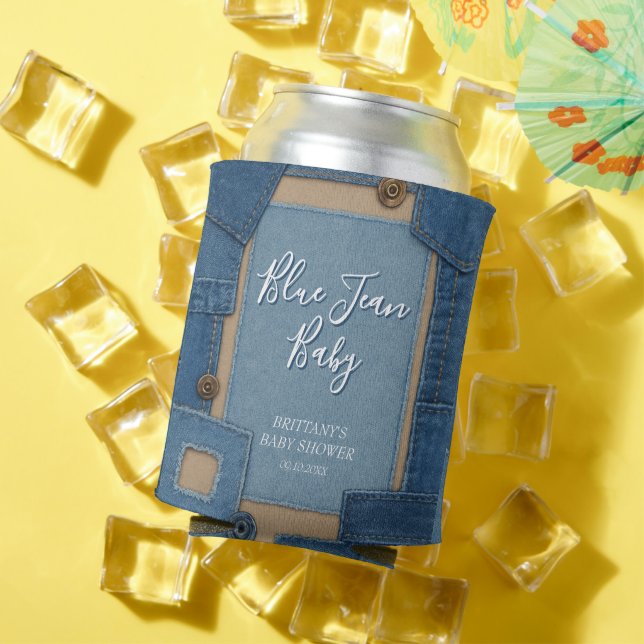 Blue Jean Baby Denim Baby Shower Dosenkühler (In Situ Sommer)