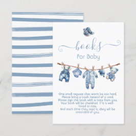 Blue Jean Baby Denim Books for Baby Einladung