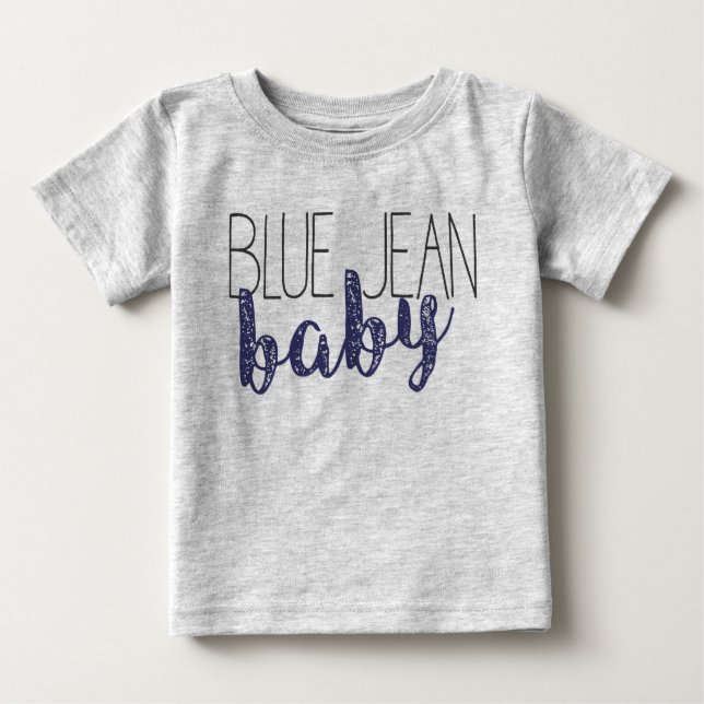 Blue Jean Baby Pop Culture Novelty Music Baby T-shirt (Vorderseite)