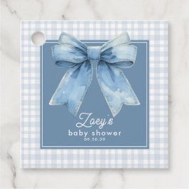 Blue Jean Baby Shower Fevor Tags Geschenkanhänger