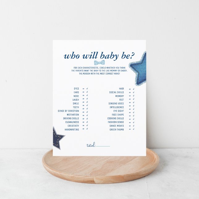 Blue Jean Baby Shower | Wer wird das Baby spielen? (Von Creator hochgeladen)