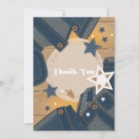 Blue Jean Baby Theme Denim Patchwork Baby Shower