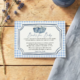 Blue Jean Books for Baby Card Begleitkarte