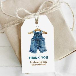 Blue Jean Boy Western Baby Showroom Vielen Dank Geschenkanhänger