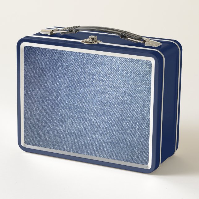 Blue Jean Metal Lunchbox (Vorderseite)