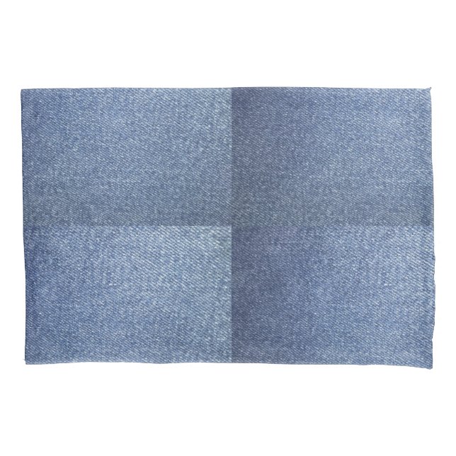 Blue Jean Pillowcase Kissenbezug (Vorderseite)
