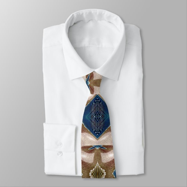 Blue Jeans and Dusty Trails (größere Version) Krawatte (Gebunden)