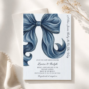 Blue Jeans Baby Baby-Party Einladung