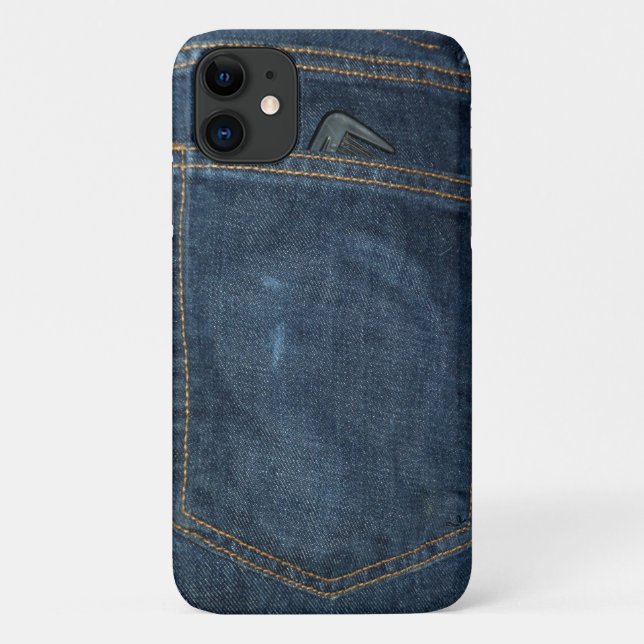 Blue Jeans Denim Pocket Case-Mate iPhone Hülle (Rückseite)