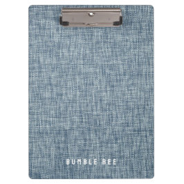 Blue Jeans Look Clipboard - Trendy and Functional Klemmbrett