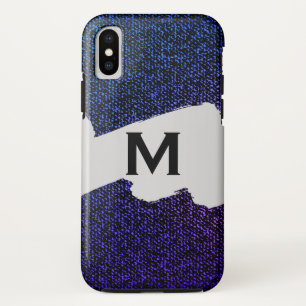 Blue Jeans Struktur (lila) Case-Mate iPhone Hülle