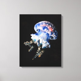 Blue Jellyfish Fine Art Canvas Print Leinwanddruck