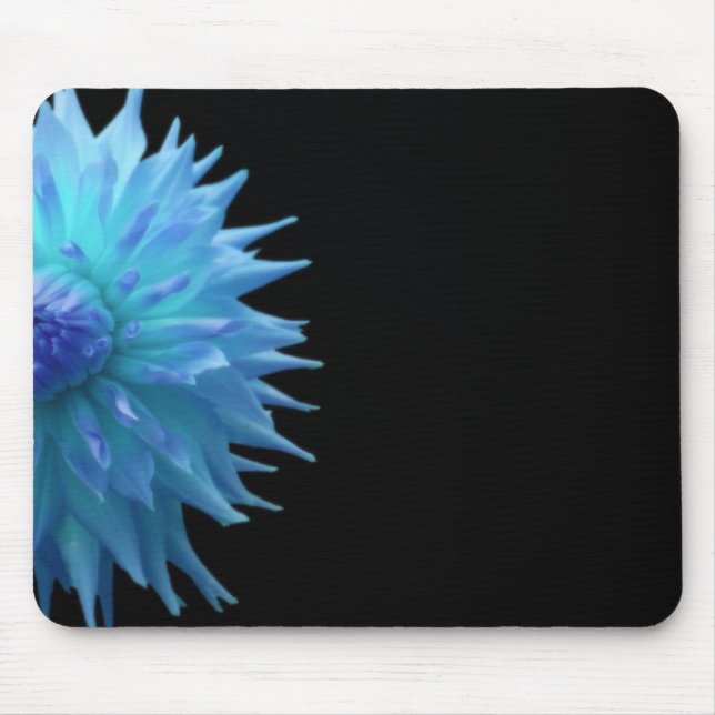 Blue Jennie auf Black Mouse Pad Mousepad (Vorne)