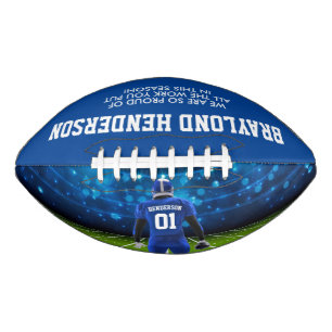 Blue Jersey Personalisiert Player Football