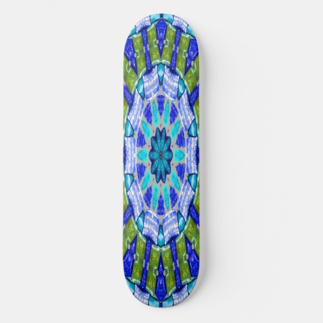 Blue Jewel Skateboard (Vorderseite)