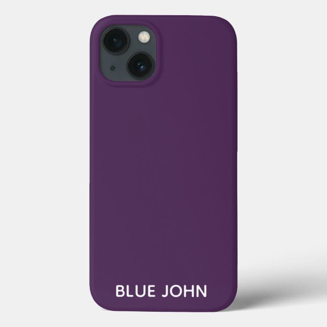 Blue John lila Farbname Case-Mate iPhone Case (Rückseite)