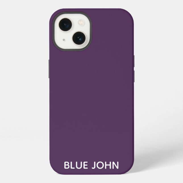 Blue John violette Farbname Case-Mate iPhone Case Hülle (Rückseite)