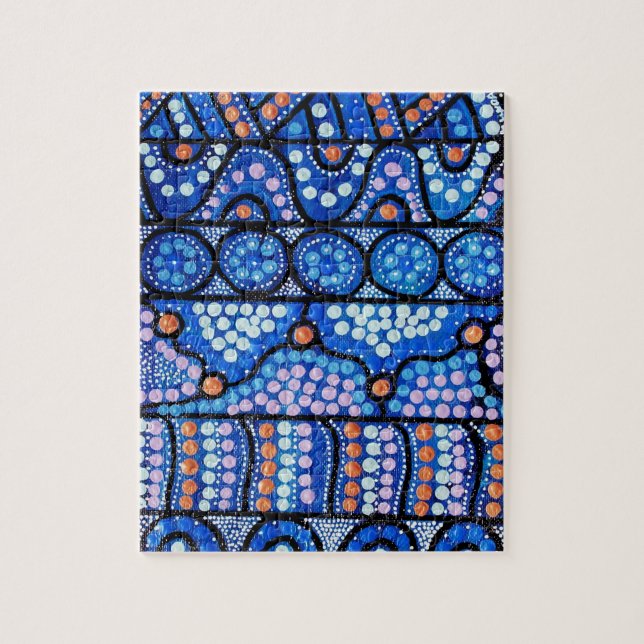 Blue Journey Puzzle (Vertikal)