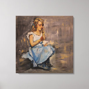 "Blue joy" - Stretched Canvas Print Leinwanddruck