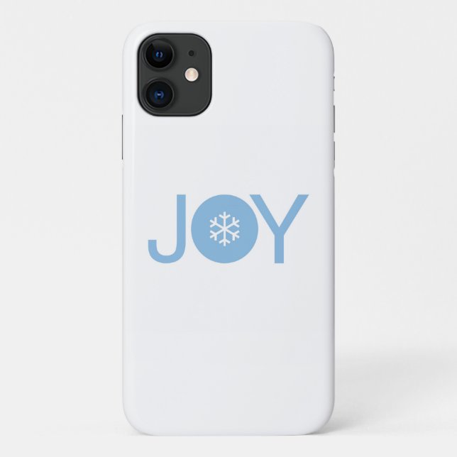 Blue Joy Weihnachten iPhone 11 Fall Case-Mate iPhone Hülle (Rückseite)