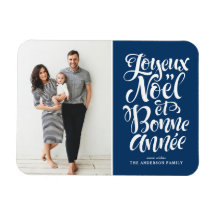 Blue Joyeux Noël et Bonne Année Weihnachtsgebäck F